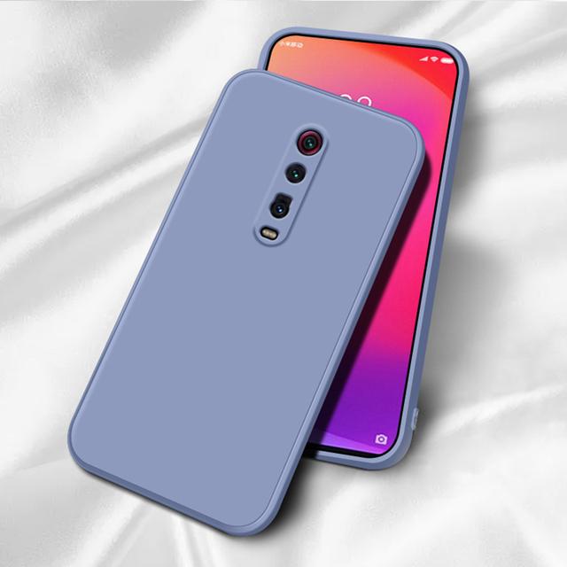Orijinal Kare Sıvı silikon kılıf için Xiaomi Mi 9T Redmi K20 Pro Kamera Lens Koruyucu Yumuşak Sevimli Telefon arka kapak Mi9T 9TPro
