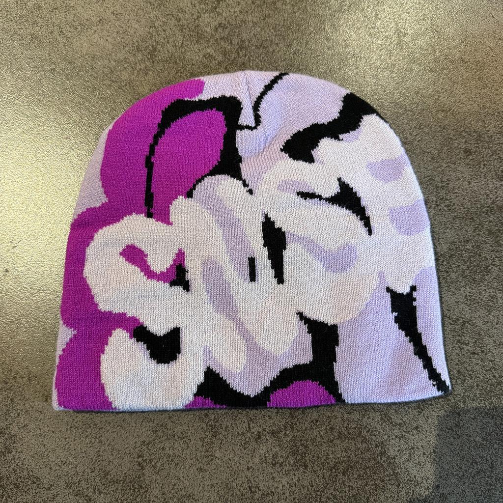 Street Style Letter Pattern Casual Warm Neutral Knitted Hat Fall For