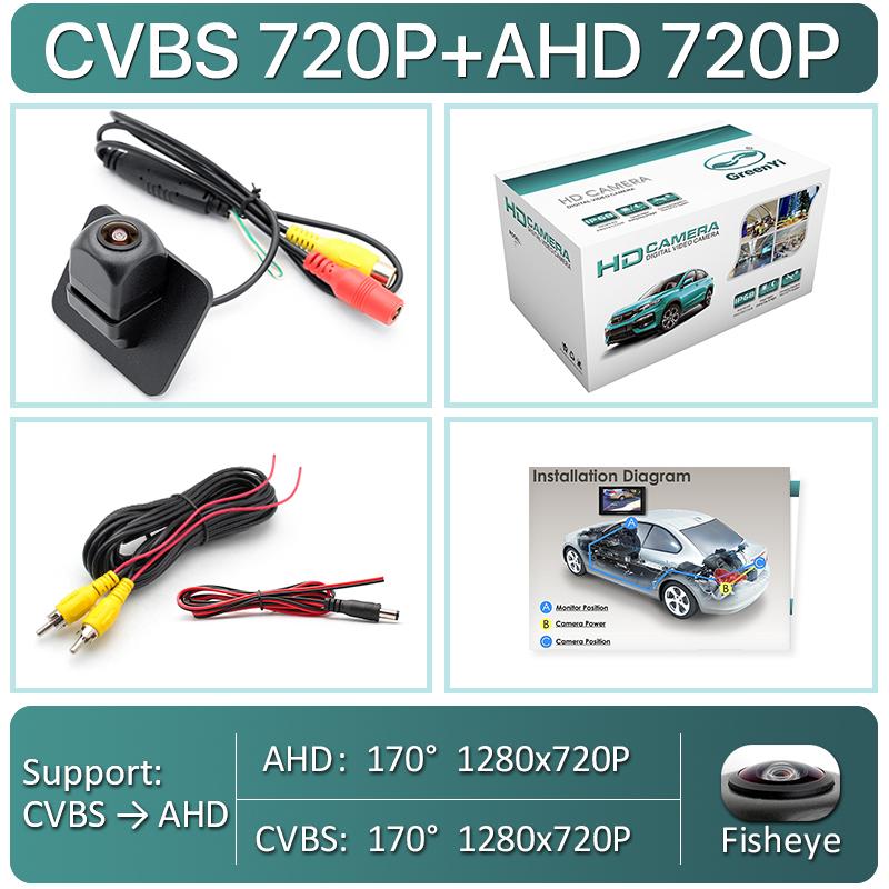 Car Full HD AHD 1080P Fisheye Lens Vehicle Reverse Backup Rear View Camera For Mazda CX-3 Mazda CX 3 CX3 2015-2017