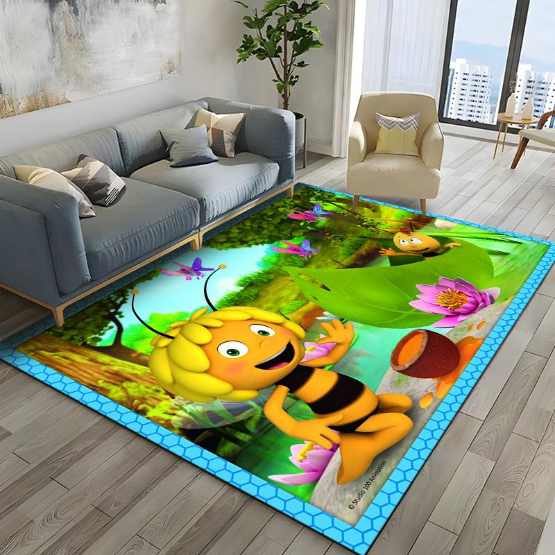 15 Sizes Bee M-Maya Rugs for Living Room Bedroom Dining Kitchen Office Bathroom Non-Slip Large Decor Carpet Alfombra Rugs
