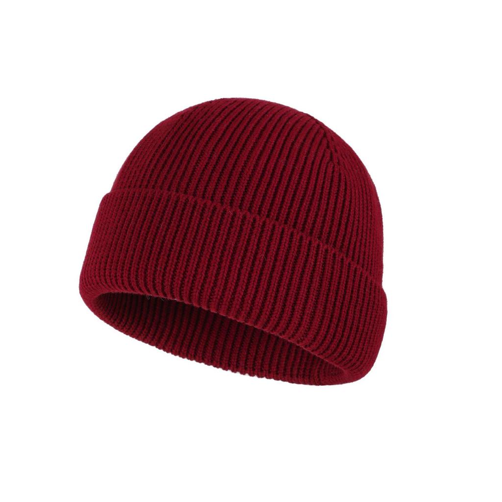 Windproof Warm Knitted Pullover Hat: Cotton, Versatile, Ear Protection, Face-Slimming, Adult Northeast Cold Hat