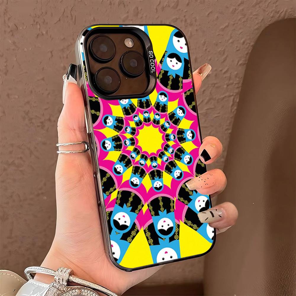 Russian Dolls Matryoshka Cute Phone Case For IPhone 17 16 15 14 13 Pro Max Plus Matte Color Back Cover