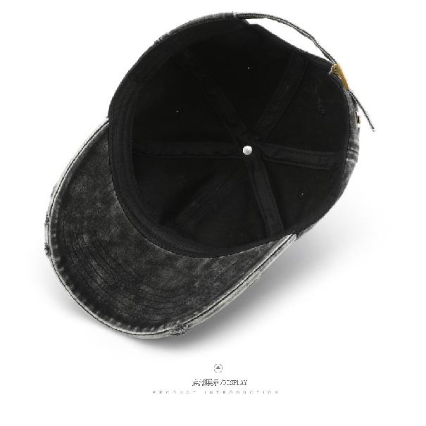 Women's hat with letter embroidery, baseball cap, outdoor men's travel sports sun hat, duckbill cap