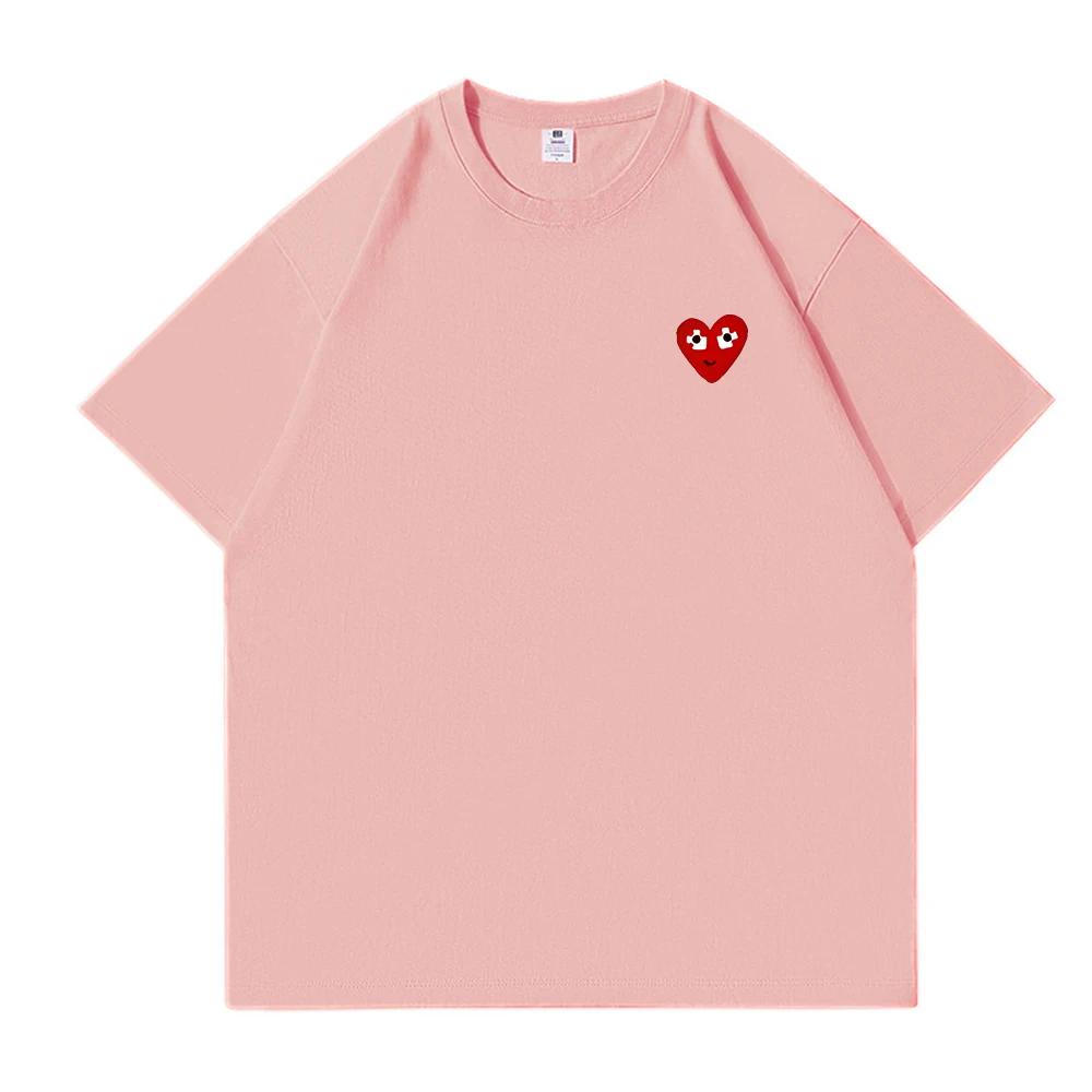 Korean-style 100% Pure Cotton High-quality Comfortable and Fashionable Round-neck Trendy Short-sleeved Top 2025 T-shirt