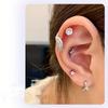 1Pair Silver Color Wing Ear Bone Nail for Women New  Zircon Earrings Accessories  Jewelry