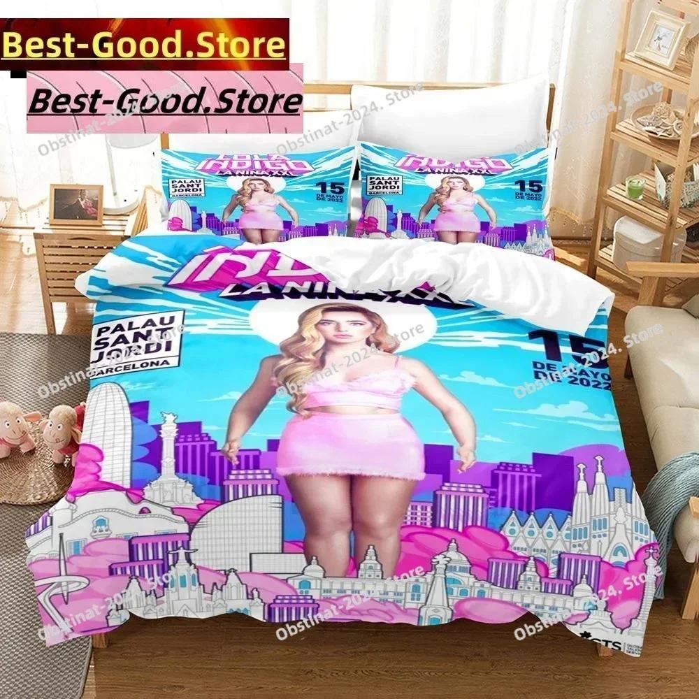 3D Singer L-Lola Fashion Índigo Bedding Set Printed single Comforter Quilt Duvet Cover Pillow Case 3 Pieces Sets Kids Adult Size