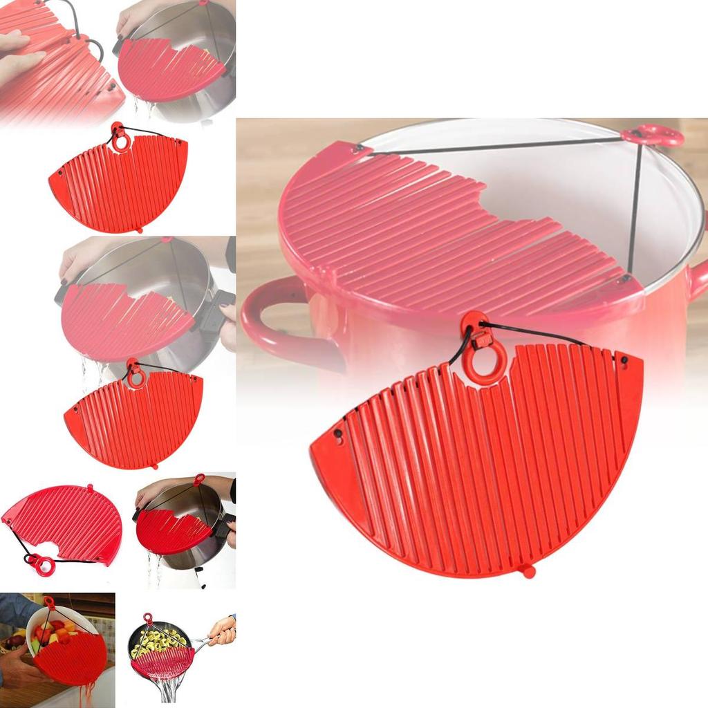 Langlebiges PP-Material Besseres Sieb Küchen-Multifunktions-Abtropfsieb Zum einfachen Abseihen