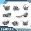 Realistic Jurassic Dinosaur Skull Model Toy For Kids Educational Archaeology Fun