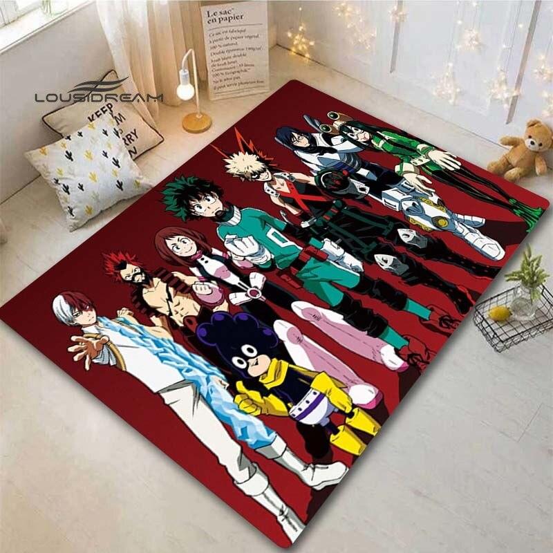 Carpet Living Room My Hero Academia Home Decor Rug Play Mats Decor Bedroom Carpets Child Play Lounge Area Rugs Dining Table Mat