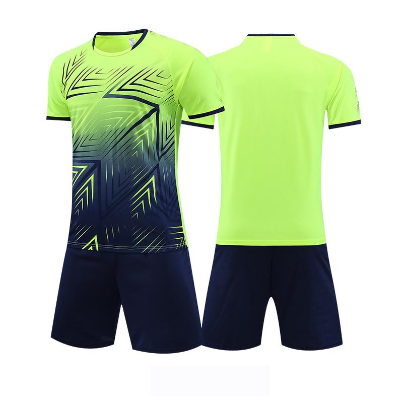 Football Jersey Kids Men Professional Quick-Drying T-Shirt for Sport Trainning Uniforms 100% Polyester Football Suits
