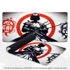 Tapis de Souris Gaming XXL Katana Samurai Anime Japonais Enso Rouge Tapis de Bureau Caoutchouc Antidérapant Tapis de Clavier Tapis de Bureau pour Jeu Tapis de Souris