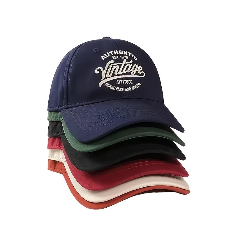 Fashion Letter Baseball Hat For Men Women Sunscreen Duckbill Hats Unisex Outdoor Sun Visors Solid Color Duck Tongue Cap