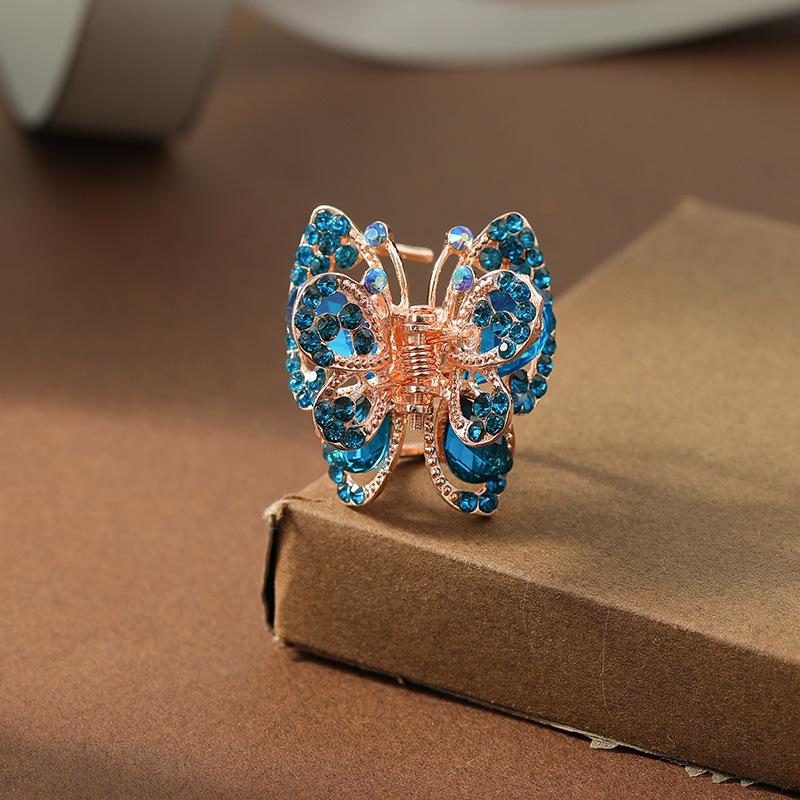 Mittelgroße Haarspange mit Strasssteinen im koreanischen Stil - Damen-Haarschmuck & Schmuck