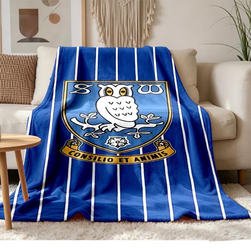 Sheffield Wednesday Football Club Soft and comfortable flannel Suitable for sofas living rooms outdoor camping travel and also makes a great anniversa