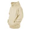 2024 Herbst Hoodie mit Samtfutter und gestapeltem Kragen: Trendig Unisex Lässig Lockere Passform