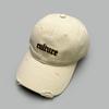 Four Seasons Cave Wind Embroidery Letter Simple Baseball Cap Men'S And Women'S Shade Personality Retro Fashion Cap