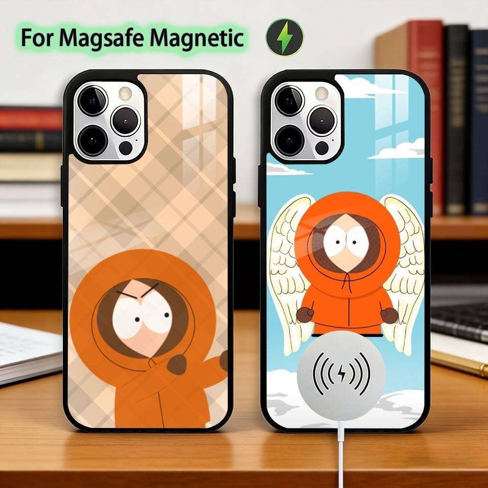 S-south P-park K-kenny Phone Case For iPhone17,16,15,14,13,12,11 Plus,Pro Magnetic For Magsafe Wireless Charging