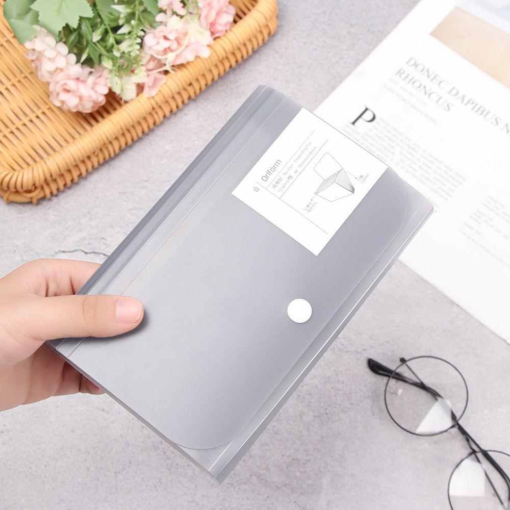 A6 Office Supplies File Case Plastic 12 Pockets File Folder Paper Organizer Document Bag