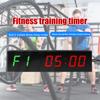 Digital Gym Timer Wall Mounted LED Digital Countdown Clock Fitness Timer Clock With Remote for Competition Training Stopwatch