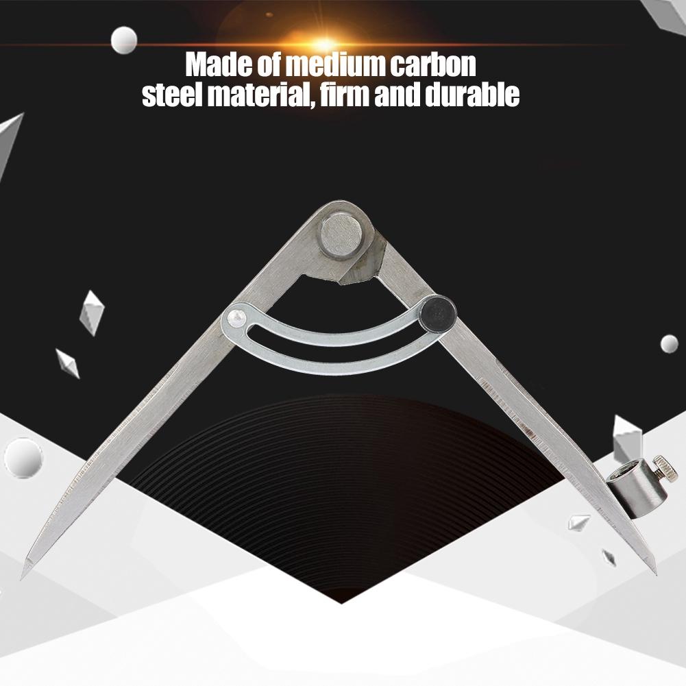 200mm Wing Leather Divider Rotating Tool Spacing Compasses Edge Area