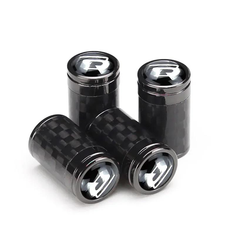2026 Hot For VW VOLKSWAGEN 4pcs Car Wheel Valve Caps for Volkswagen Passat Tiguan Golf Bora Jetta Beetle Scirocco Sharan Sagitar
