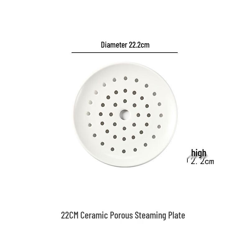 Multi-Hole Ceramic Steaming Plate