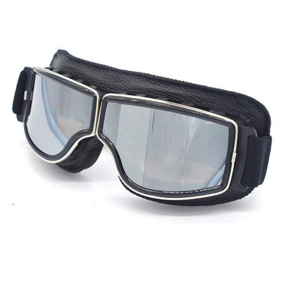 ZSADZS Schutzbrille, Kompatibel mit Brillen, Antibeschlag, Stoßfest, Vielseitig, Spezielle Linse (Silber)