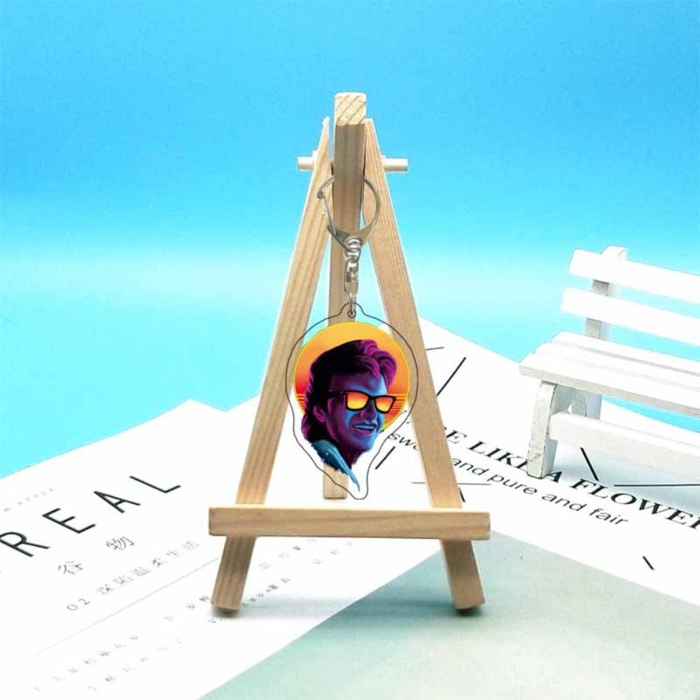 For Stranger Things Mike D'artagnan Eleven Robin Hopper Joyce Acrylic Keychain Custom Cartoons Cute Backpack Accessories Gift