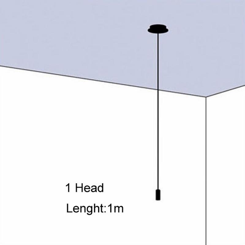 

Светодиодные подвесные светильники G9 Industrial Iron Art Long Line Настенный светильник черного цвета в минималистском стиле, подвесной для спальни, гостиной, украшения Warm White