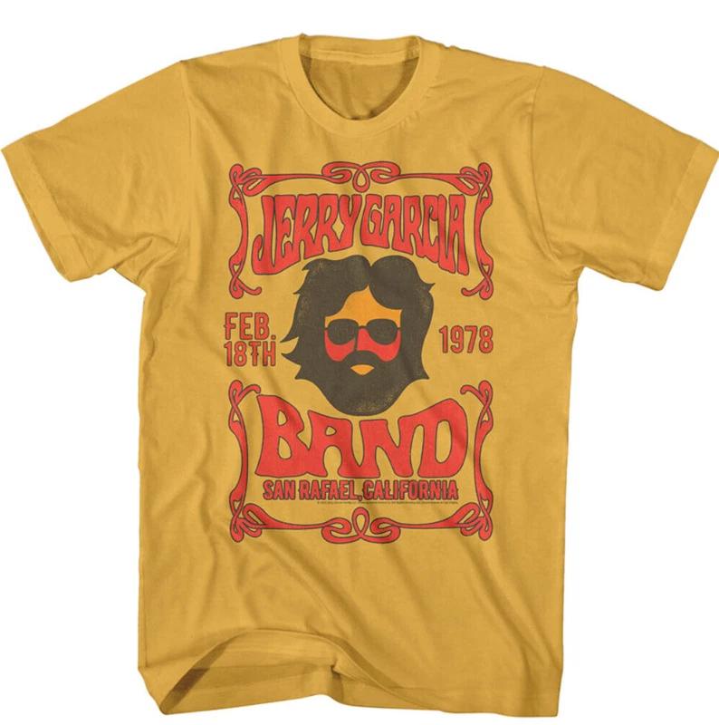 Grateful Dead Jerry Garcia Band 1978 Cal Mens T-Shirt High-end Luxury Is for Both Men and Women Top Y2k S