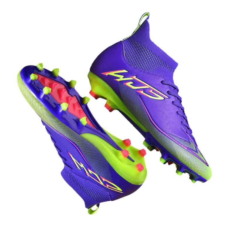 Children's Football Shoes Velcro Boys Student Game Training Shoes Girls' Football Shoes