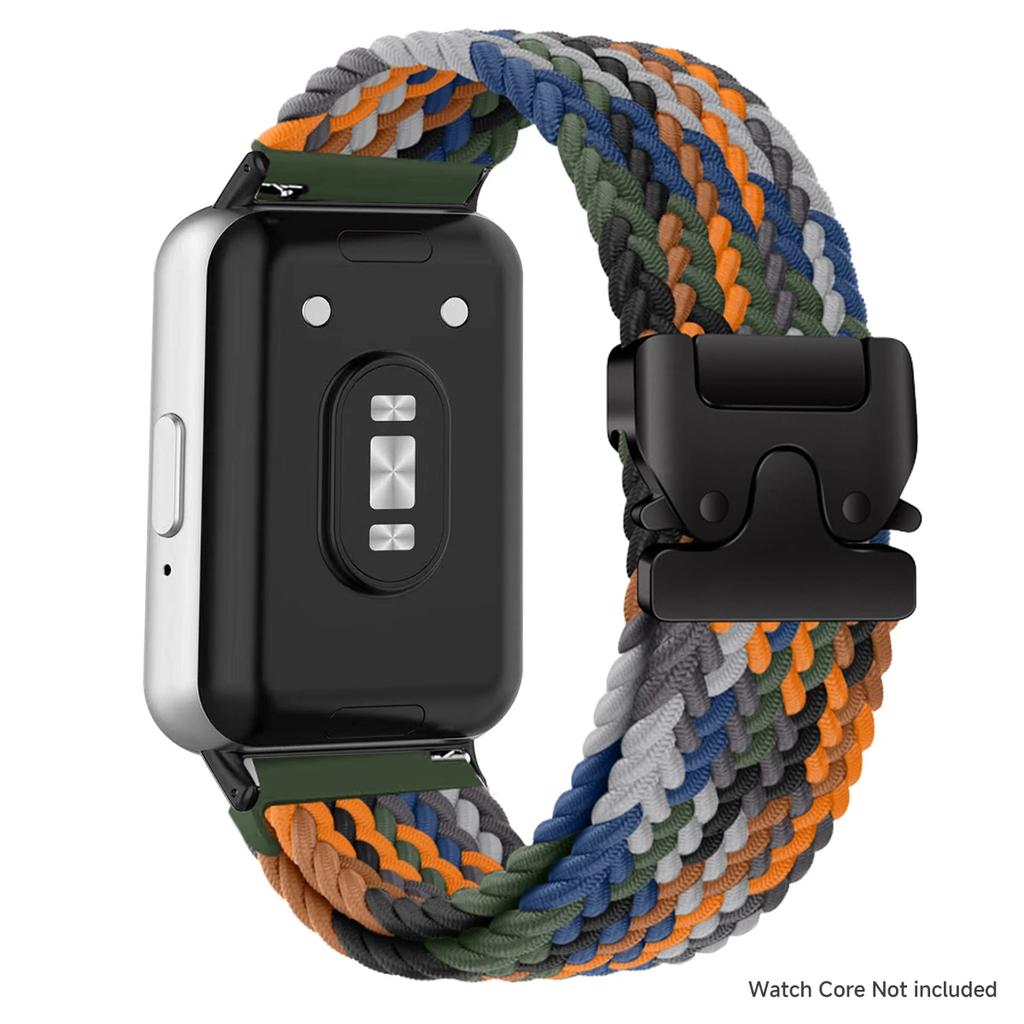 Nylonarmband für Samsung Galaxy Fit 3 Armband Verstellbares geflochtenes Solo-Loop Ersatzarmband für Samsung Fit 3 Uhrenarmband