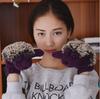 Women Autumn Winter Gloves Women Mittens Cartoon Knitted Hedgehog Glove Trendy Gift