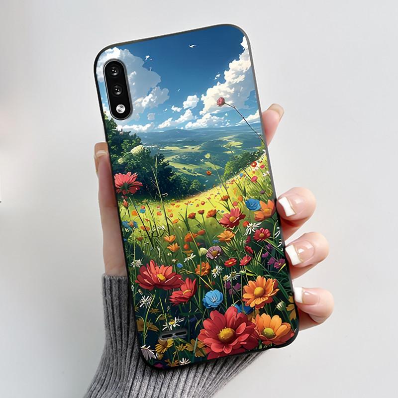 

Casing For LG K22 Super-Thin Slim Case Shockproof Bumper Luxury Dragon Cute Cool Boys Girls Black Matte Soft Silicone Back Cover LG K22