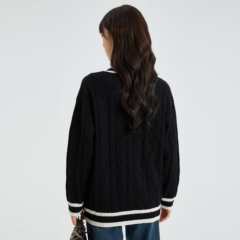 Women's Versatile V-Neck Knit Cardigan