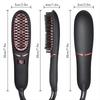 Portable Electric Ironic Men Hair Straightener Comb Brush Lady Merry Dryer Hair Blower Hair Straightener Salon Styler With LED