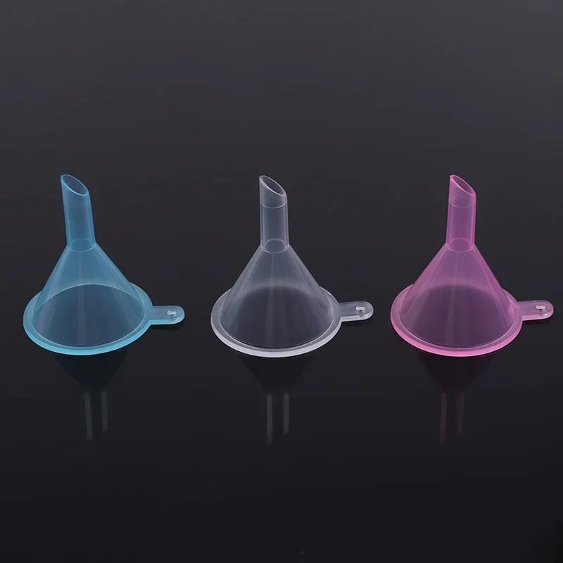 20pcs/lot Small Plastic for Perfume Diffuser Bottle Mini Liquid Oil Funnels Lab Tools