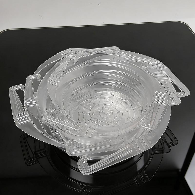 1/5pcs Hanging Plant Water Catcher Clear Plastics Plant Water Catcher Tray Outdoor Garden Flower Pot Decoration Drip Pans Tool
