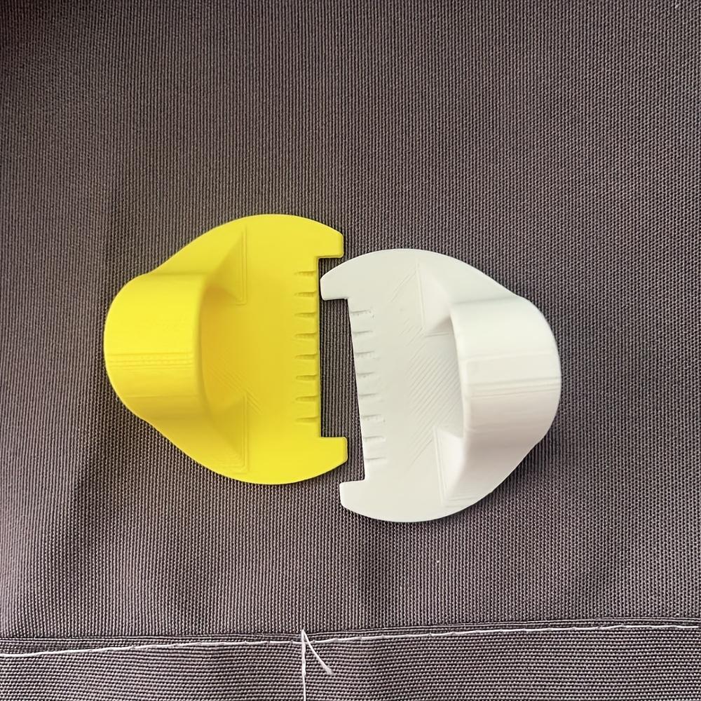 Easy-Grip 3D Printed Sewing Tool for Beginners & Seniors - 3mm,4mm Spacing Plastic Hand Sewing Aid, Prevents Skipping Stitches