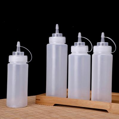 Squeeze Condiment Bottles With Cap Multi Size Ketchup Sauces Olive Oil Bottle With Scales Kitchen Accessories