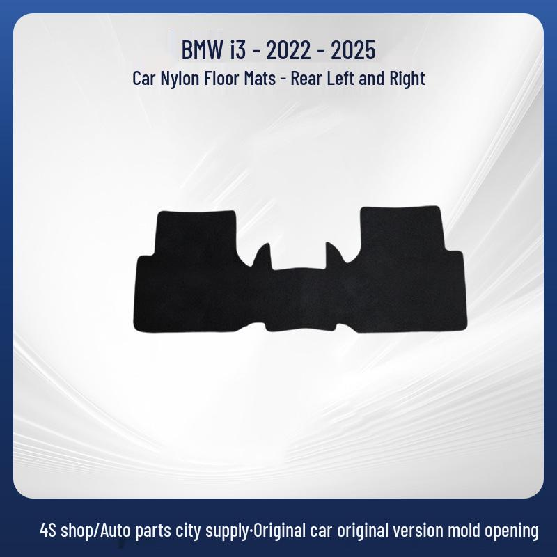 BMW i3 2022-2025 Black Dirt-Resistant Nylon Car Floor Mats