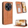 For vivo X200s 5G Leather Case Wallet Stand Retro Texture Phone Cover