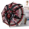 Devil's Star Symbol Automatic Umbrella Compact 8-Rib Design Lightweight All-Season Travel Outdoor Accessory Perfect Gift for Women Men