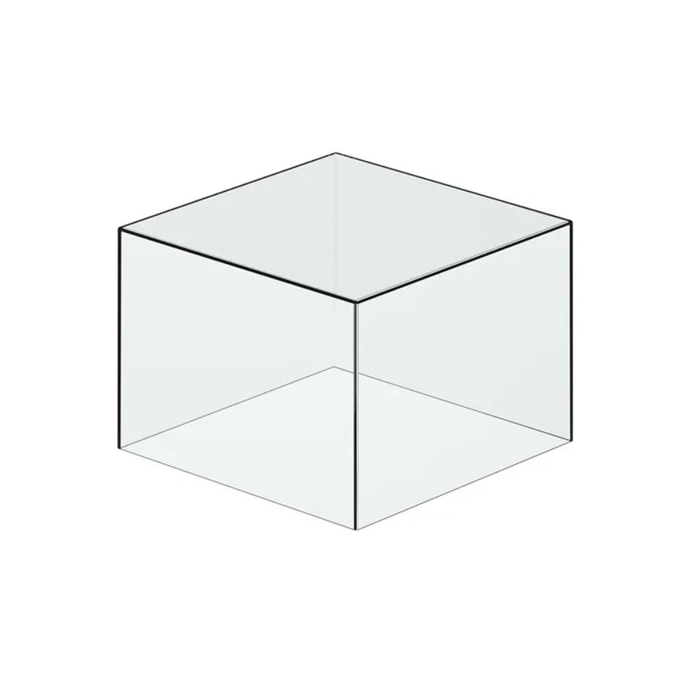 White /Transparent Acrylic Display Cube Stackable Buffet Decorating Box  Jewelry