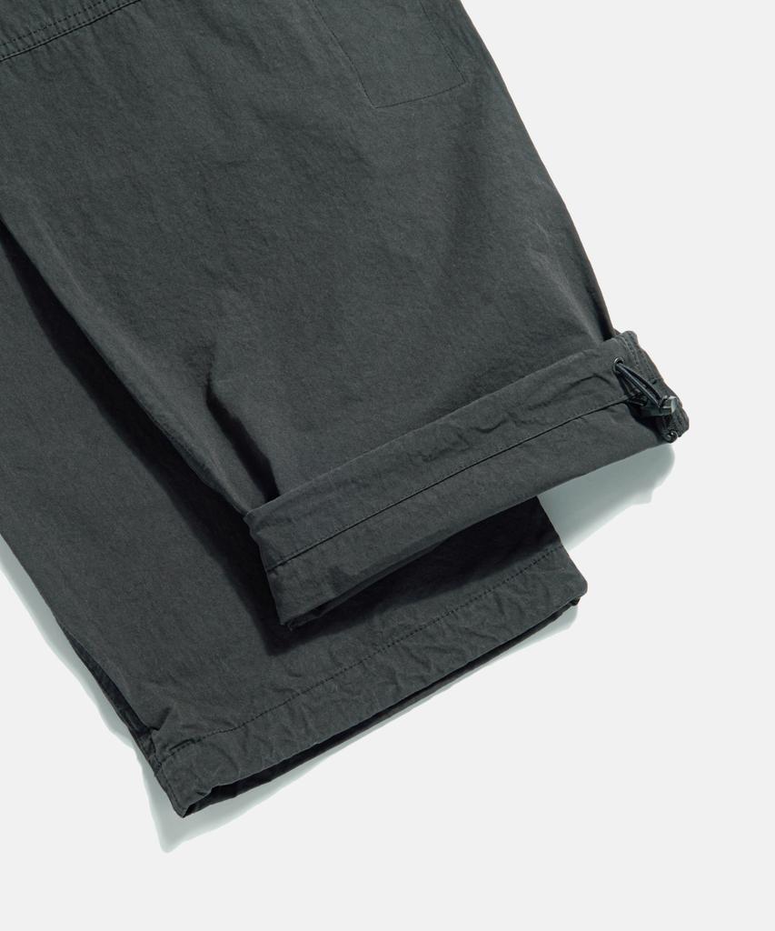 ESPIONAGE Pleated Wide Army Pants Charcoal
