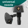 2 Pcs Car Universal Front Windshield Wiper Nozzle Jet Sprayer Kit Water Fan Spout Cover Washer Outlet Adjustment Kit