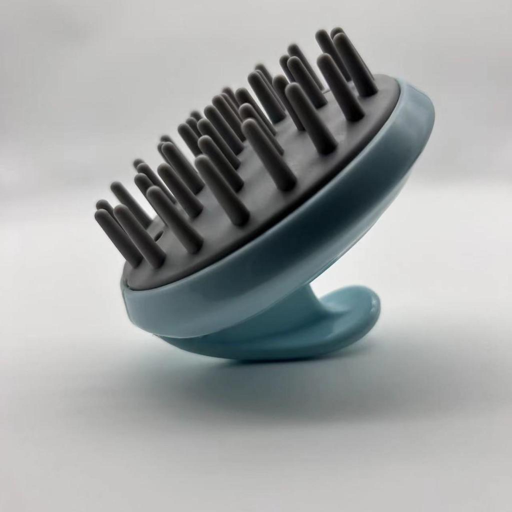 Japanese Wet & Dry Handheld Scalp Shampoo Brush - Medium Firmness Head Massage & Hair Care Comb