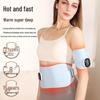 Smart EMS Waist & Arm Hot Compress Massager: Constant Temperature Microcurrent Device for Home Exercise & Relaxation