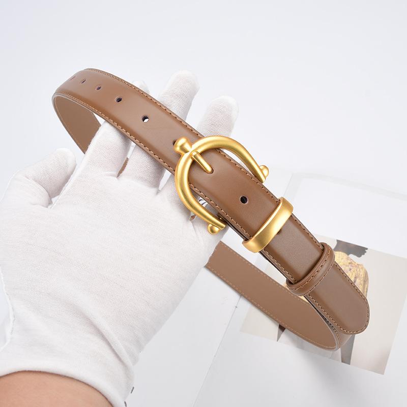 Four Seasons Available New Belt Women'S Jeans Simple And Versatile Belt New Decorative Fashion Student Pants Belt