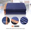 Moving Blankets, 80" x 72", 35 lbs/dz Weight, 12 Packs, Professional Non-Woven & Recycled Cotton Packing Blanket, Heavy Duty Mover Pads for Protecting